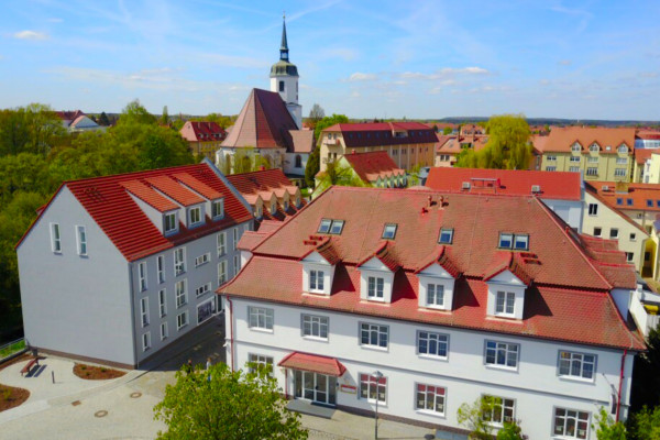 Luftaufnahme des Hotels Zur Mühle Luftaufnahme des Hotels Zur Mühle