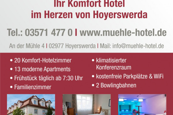 Flyer - Ihr Komfort Hotel im Herzen von Hoyerswerda Flyer - Ihr Komfort Hotel im Herzen von Hoyerswerda